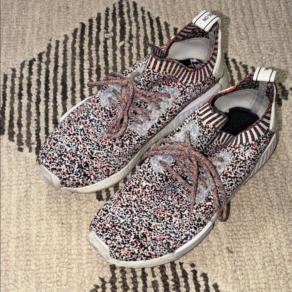 Adidas NMD color static sneakers women’s 9/mens 7.5